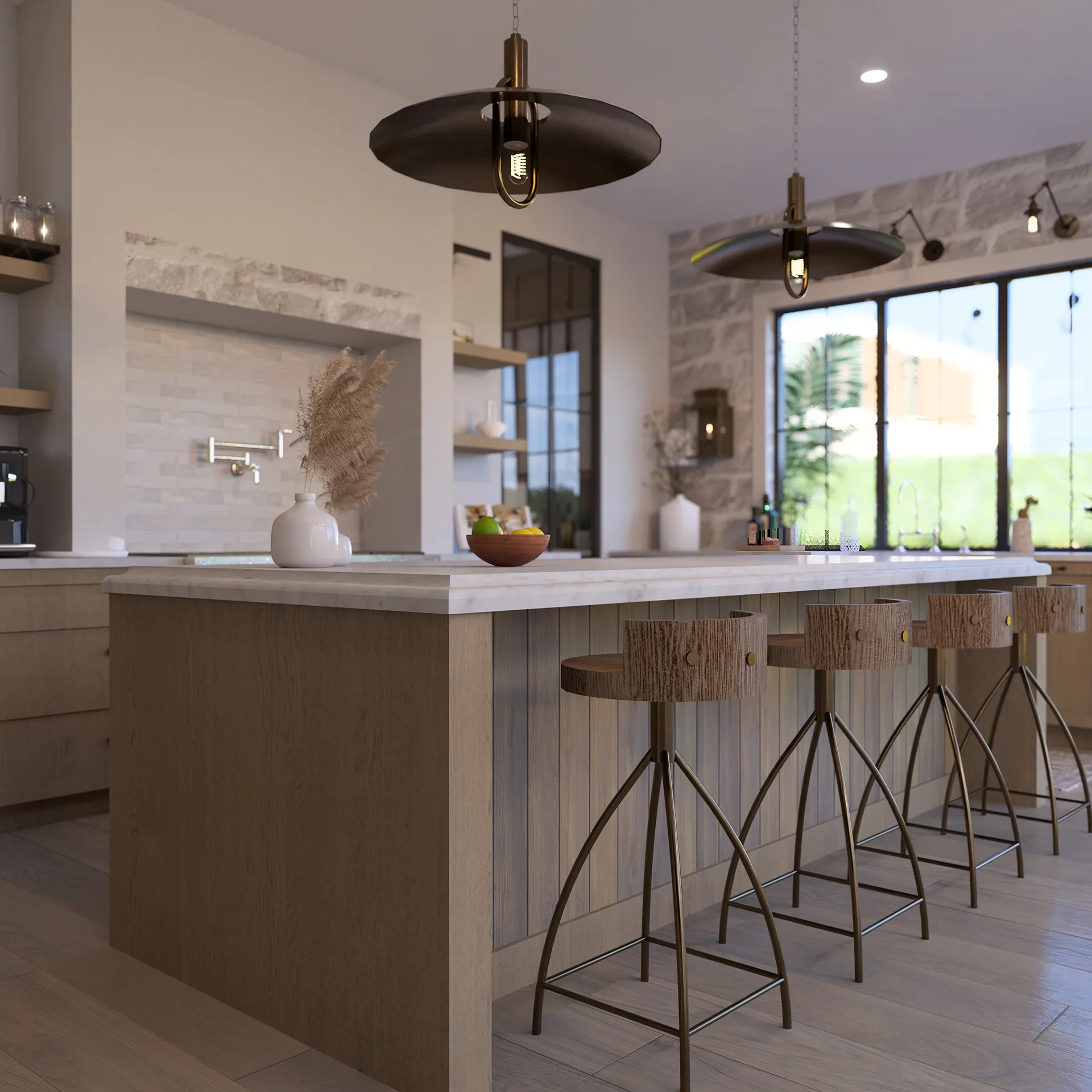 Residential Kitchen Interior — Erica James Design — Architectural Visualization by AA 3D Studio