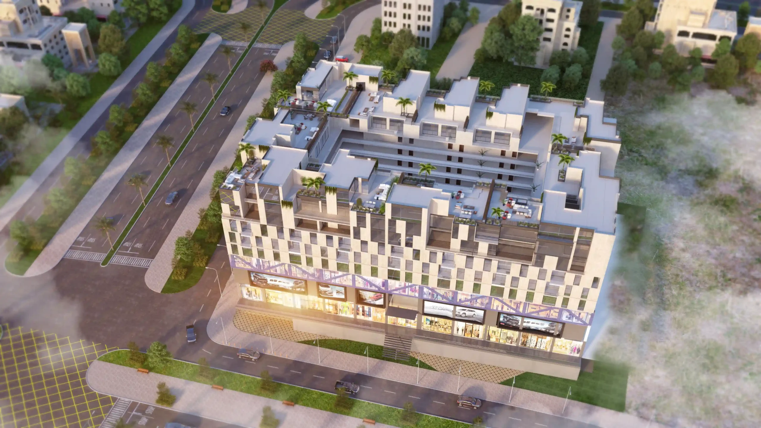 The Cantre point — Velvet Brick — Architectural Visualization by AA 3D Studio