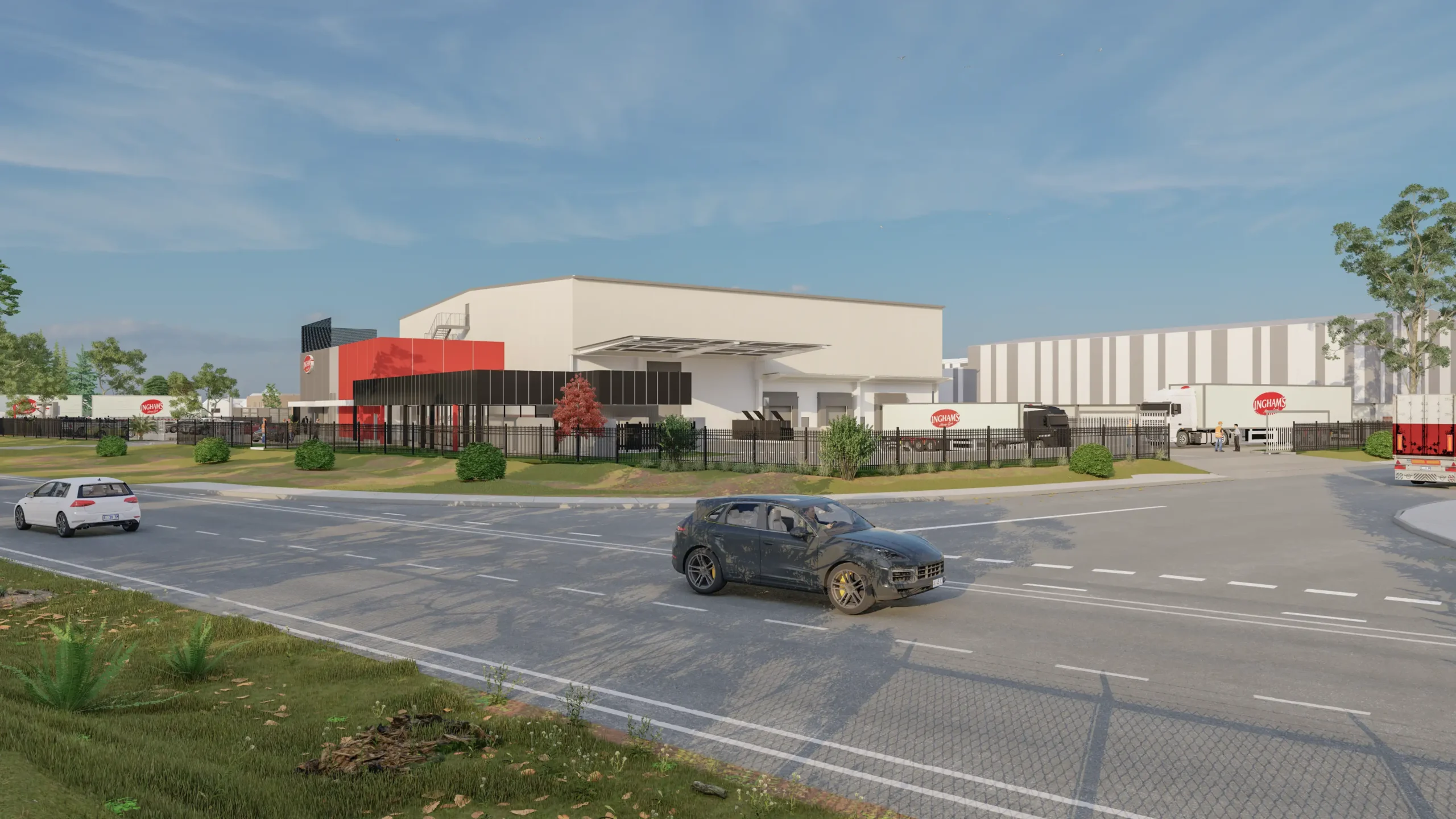 Ingham cold storage ficility — Bison Construction — Architectural Visualization by AA 3D Studio