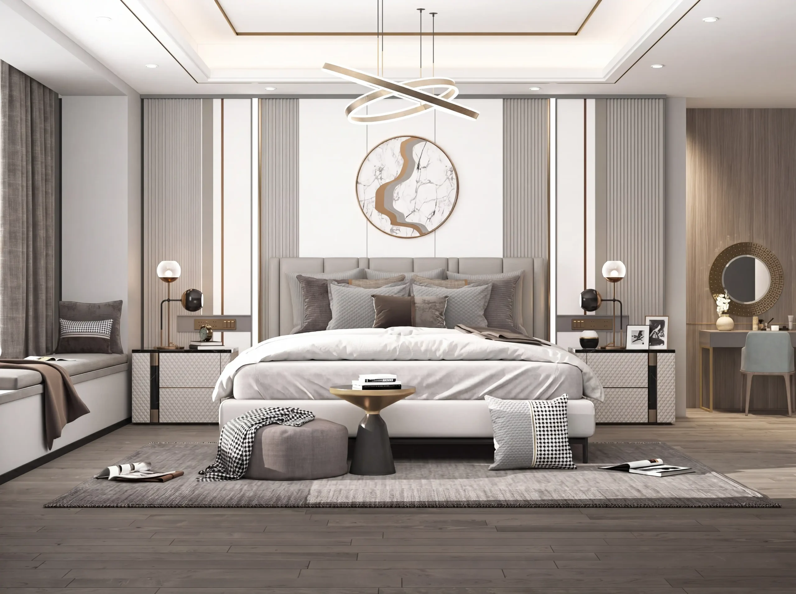 Centerpoint Bedroom — Velvet Brick — Architectural Visualization by AA 3D Studio