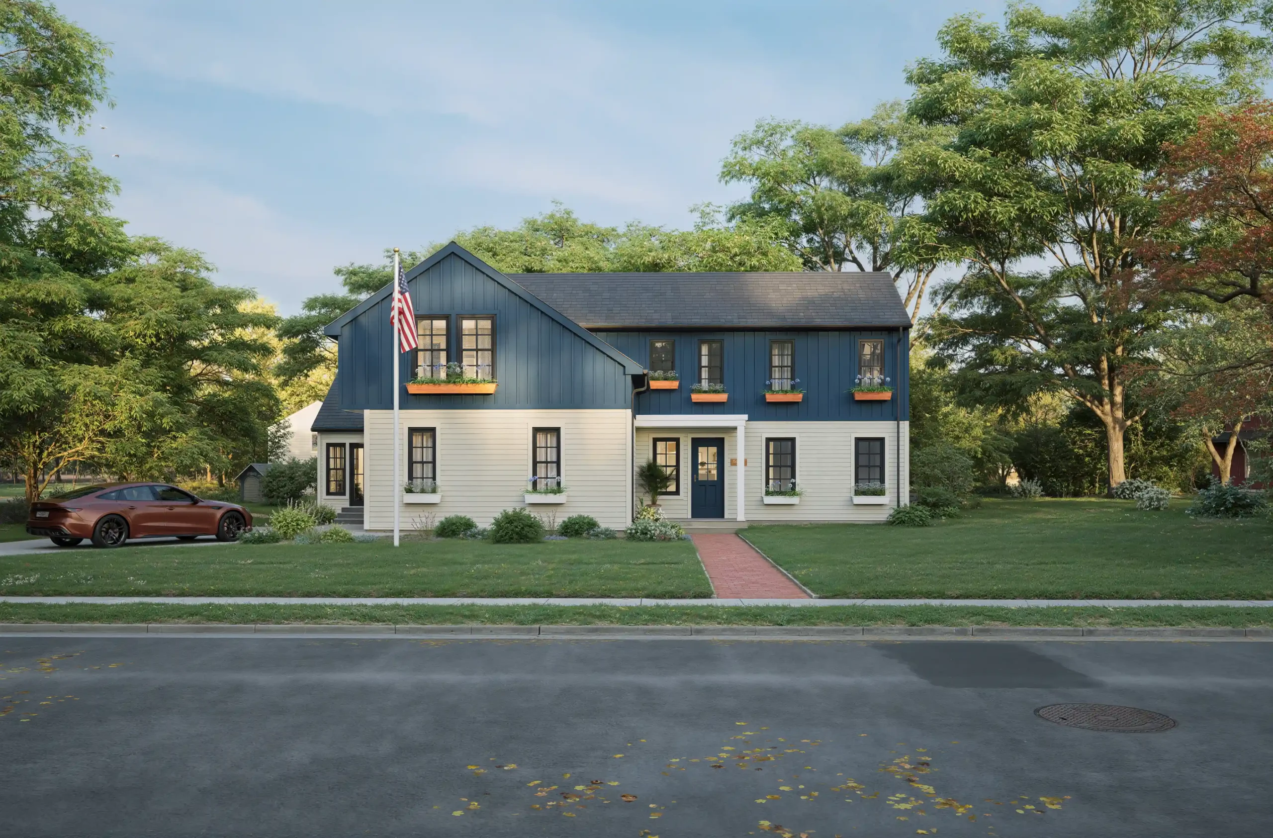 Residence of Karen Davis — Mellilo Architecture — Architectural Visualization by AA 3D Studio