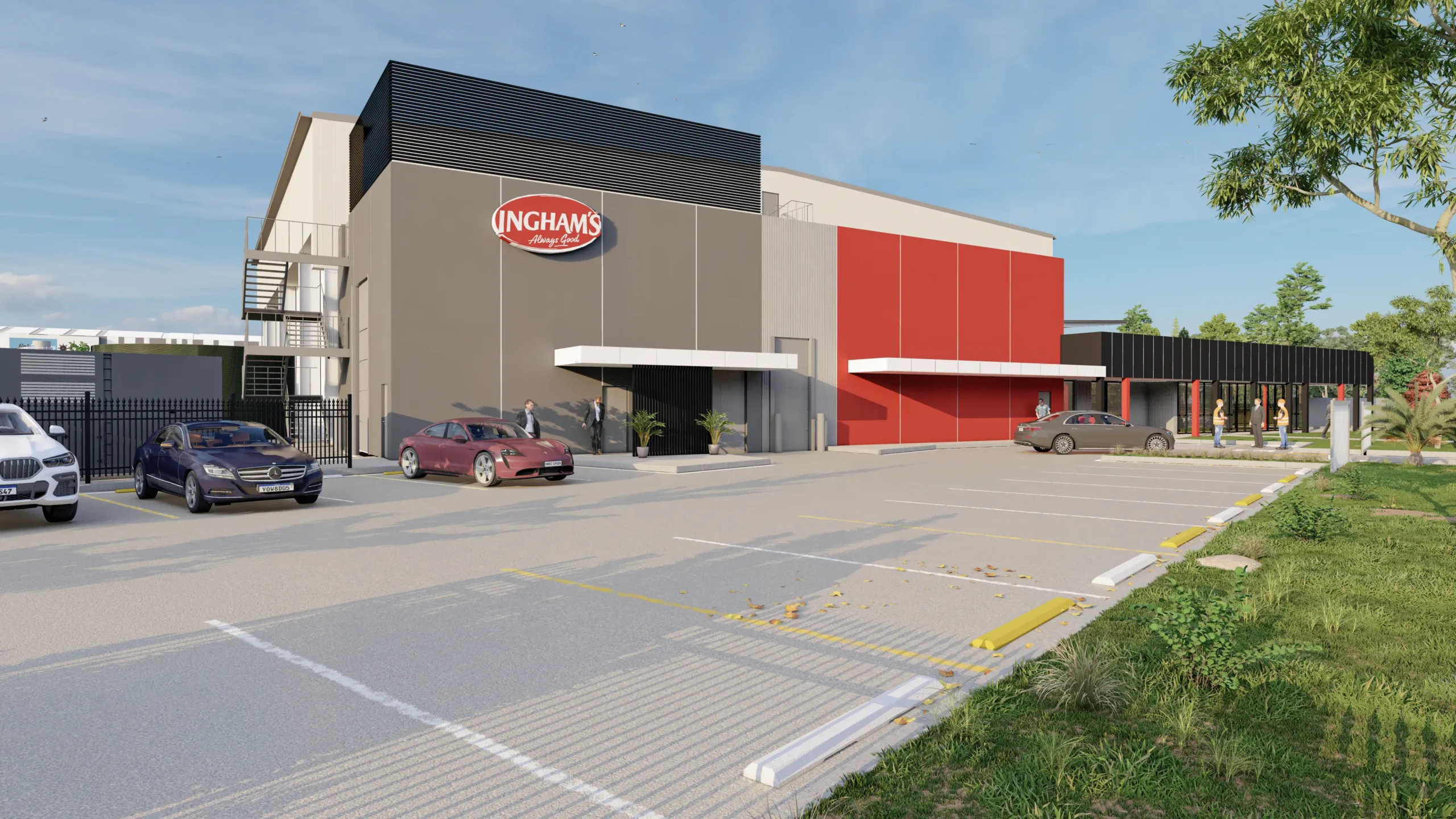 Ingham cold storage ficility — Bison Construction — Architectural Visualization by AA 3D Studio