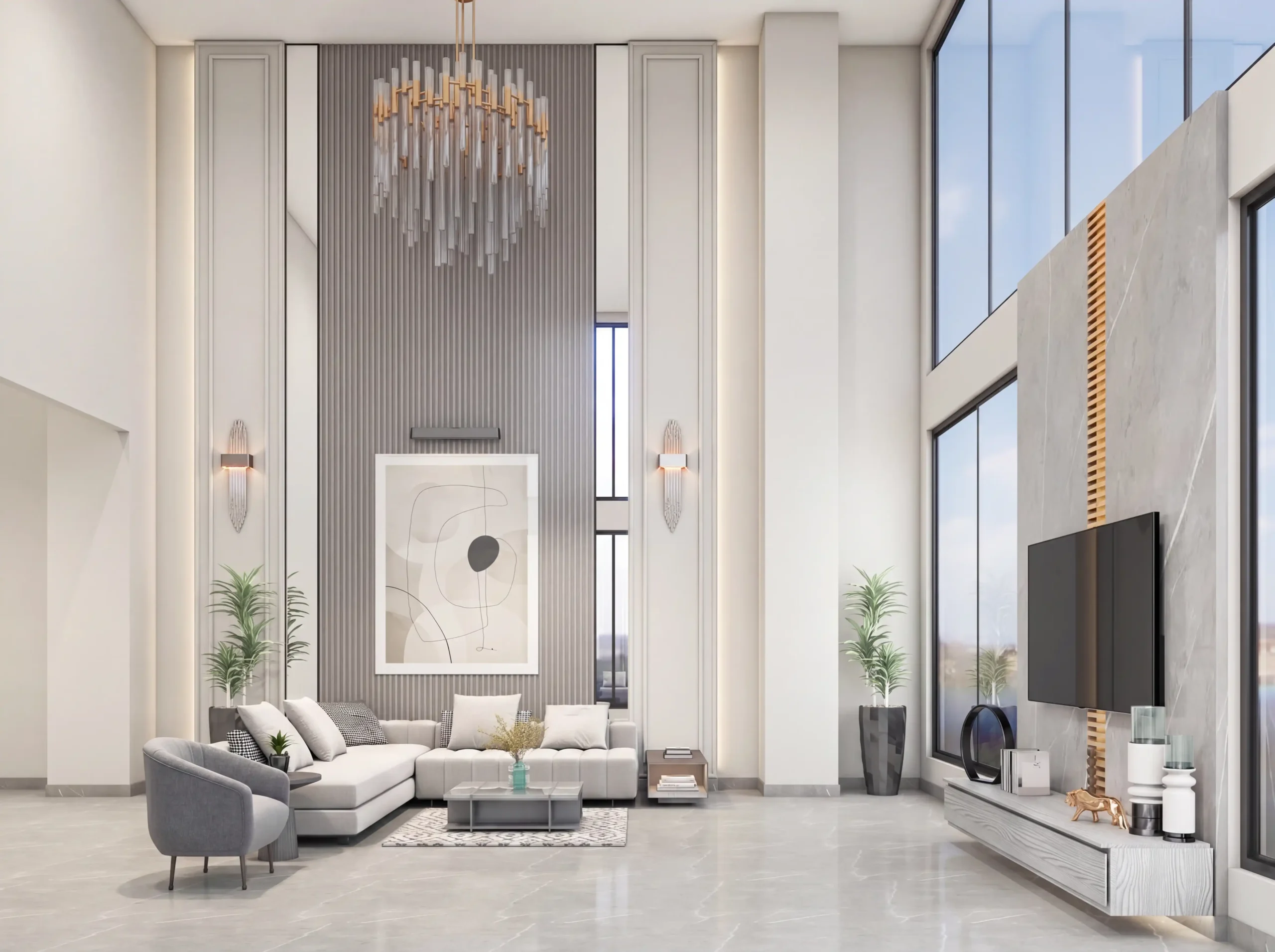 Penthouse — Velvet Brick — Architectural Visualization by AA 3D Studio