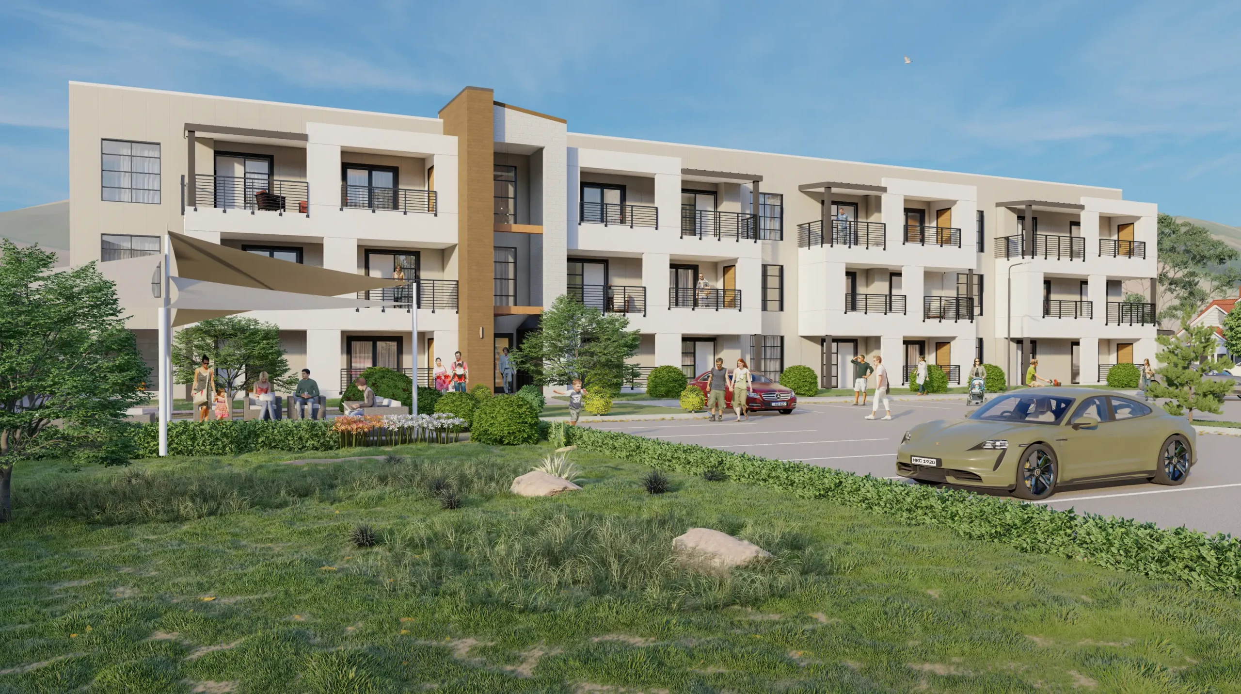 Solstice Multi-Family — Chrysalis Architecture — Architectural Visualization by AA 3D Studio