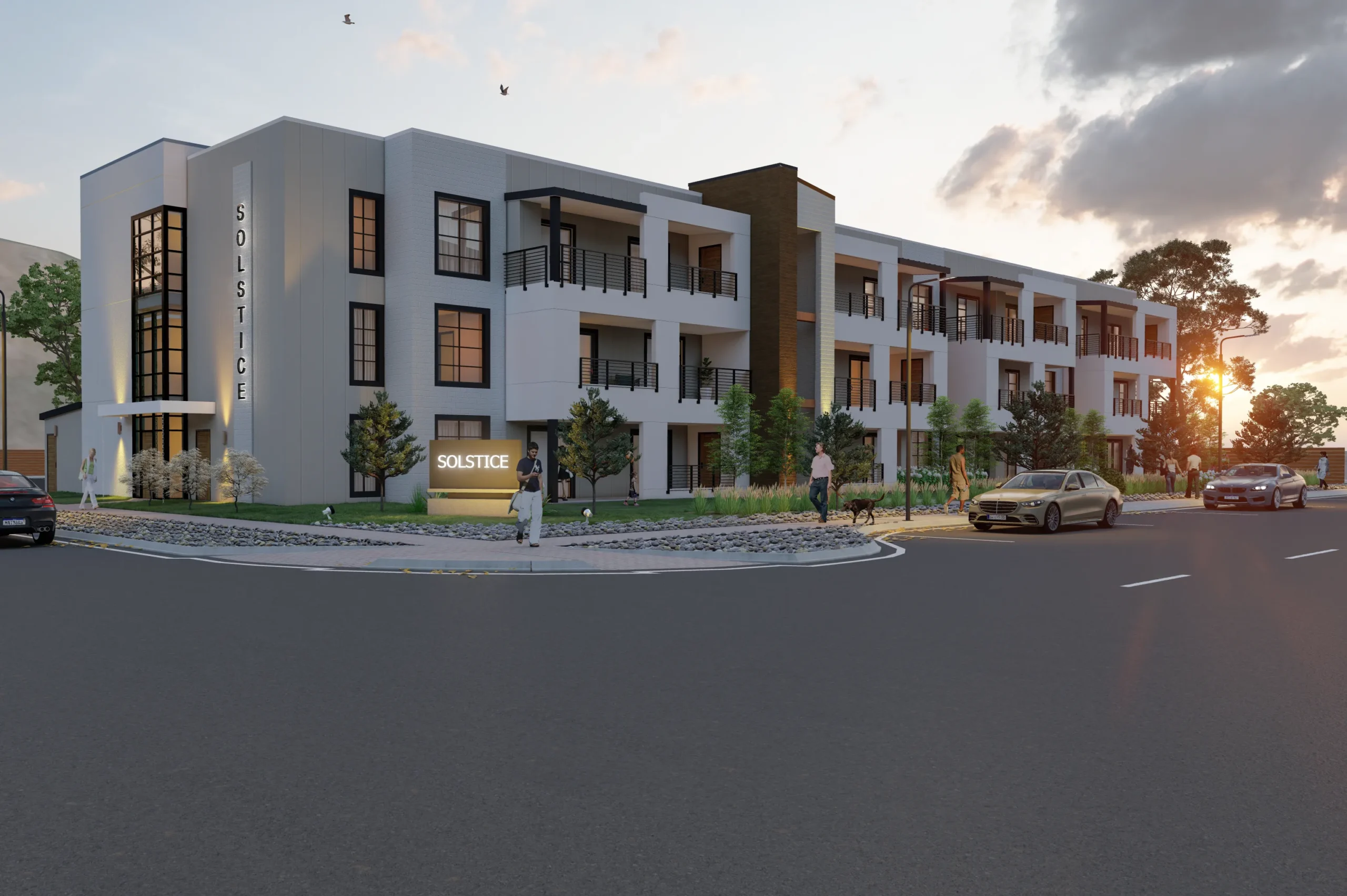 Solstice Multi-Family — Chrysalis Architecture — Architectural Visualization by AA 3D Studio
